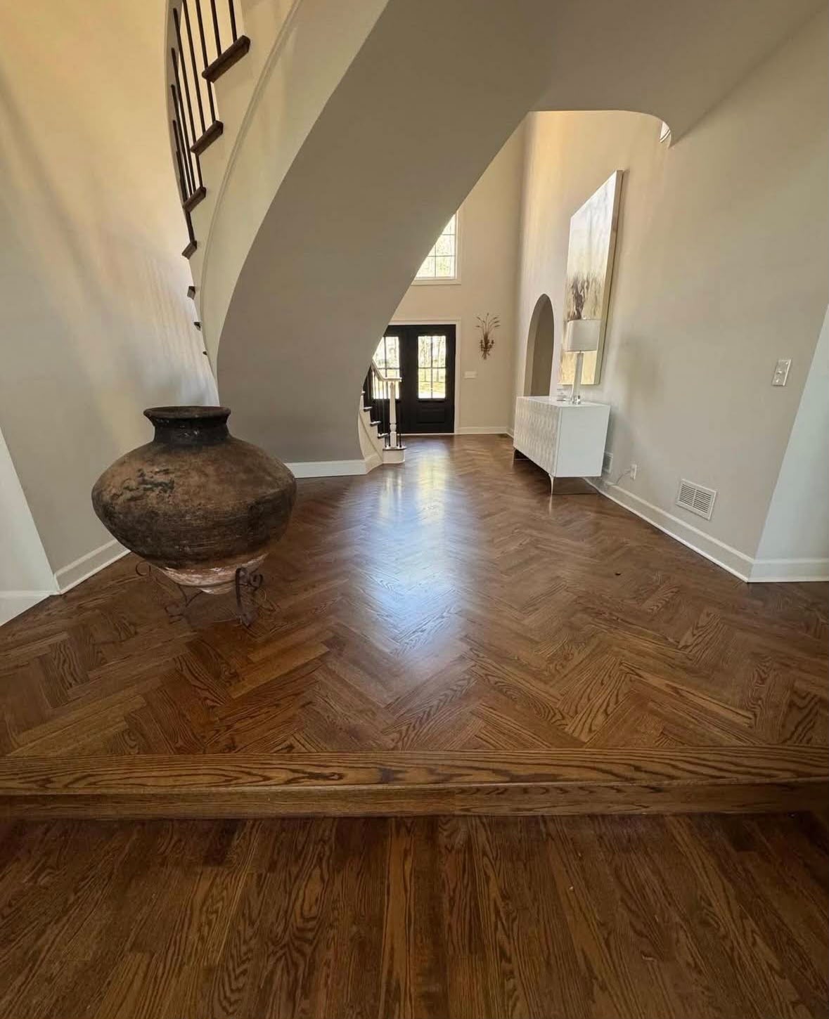 Finished hardwood floor by RK Hardwood Floors