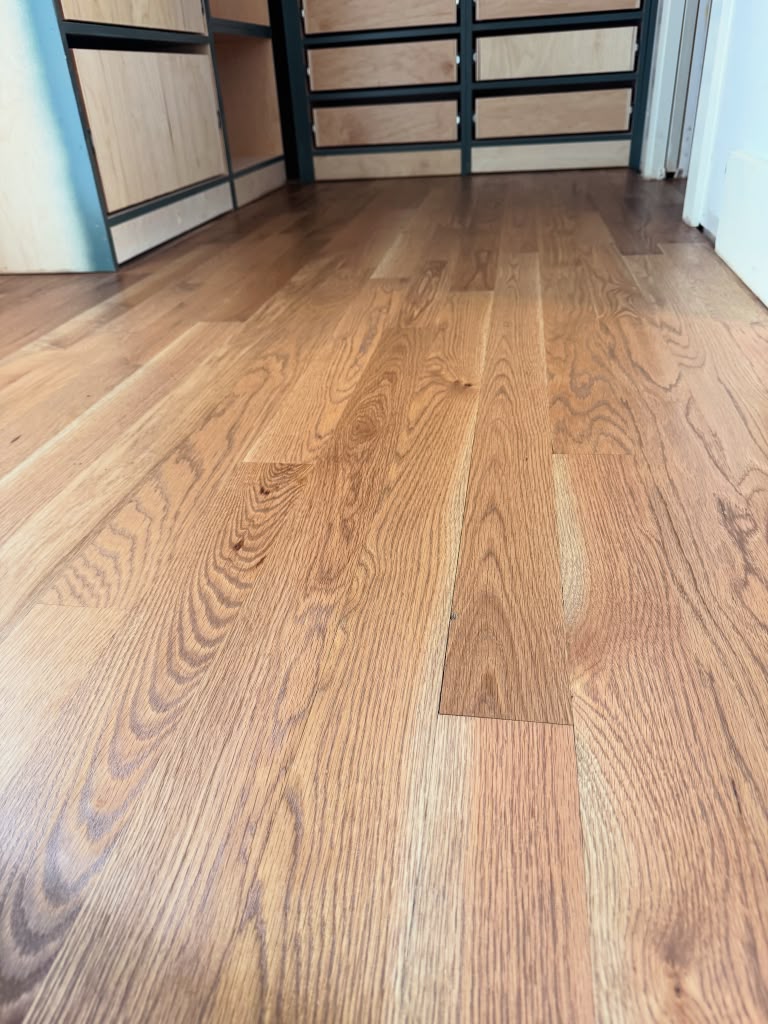 Hardwood floors refinishing project by RK Hardwood Floors